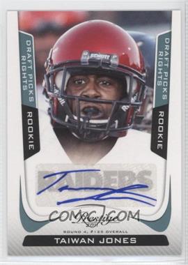 2011 Panini Prestige - [Base] - Draft Picks Rights Signatures #293 - Taiwan Jones /699