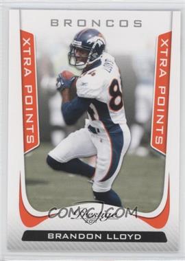 2011 Panini Prestige - [Base] - Xtra Points Orange #58 - Brandon Lloyd