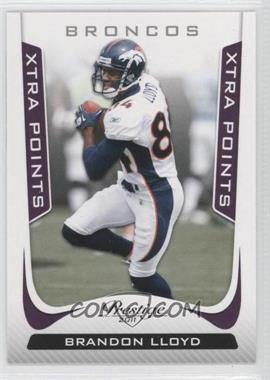 2011 Panini Prestige - [Base] - Xtra Points Purple #58 - Brandon Lloyd /50