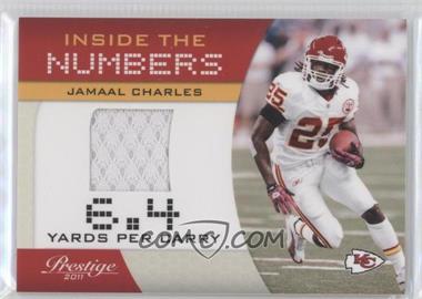 2011 Panini Prestige - Inside the Numbers - Materials #6 - Jamaal Charles /200