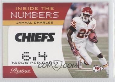 2011 Panini Prestige - Inside the Numbers #6 - Jamaal Charles