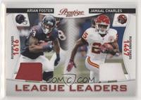 Arian Foster, Jamaal Charles [Good to VG‑EX] #/200