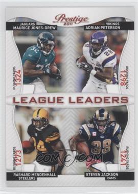 2011 Panini Prestige - League Leaders #19 - Maurice Jones-Drew, Adrian Peterson, Rashard Mendenhall, Steven Jackson