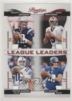 Tom Brady, Drew Brees, Peyton Manning, Eli Manning