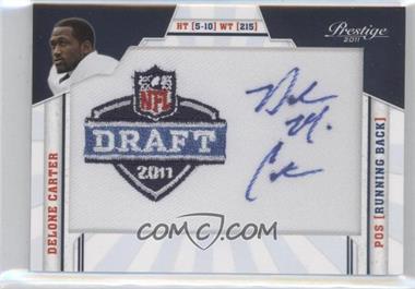 2011 Panini Prestige - NFL Draft Class - Draft Logo Patch Signatures #11 - Delone Carter