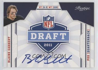 2011 Panini Prestige - NFL Draft Class - Signatures #4 - Blaine Gabbert