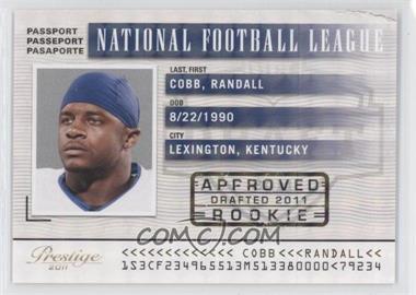 2011 Panini Prestige - NFL Passport - Holokote #33 - Randall Cobb /100