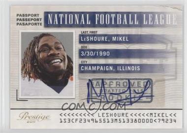 2011 Panini Prestige - NFL Passport - Signatures #26 - Mikel Leshoure /25