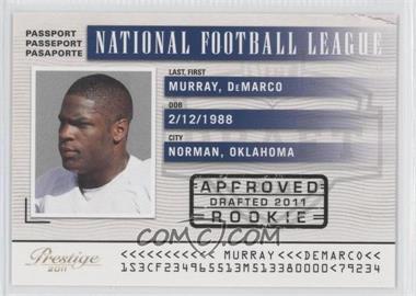 2011 Panini Prestige - NFL Passport #15 - DeMarco Murray