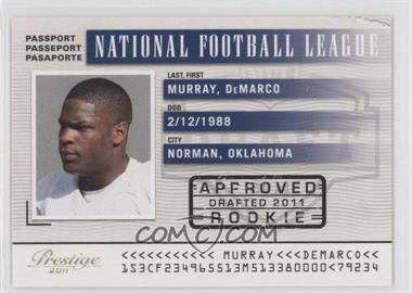 2011 Panini Prestige - NFL Passport #15 - DeMarco Murray