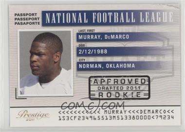 2011 Panini Prestige - NFL Passport #15 - DeMarco Murray