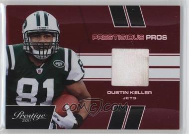 2011 Panini Prestige - Prestigious Pros - Red Materials #23 - Dustin Keller /250