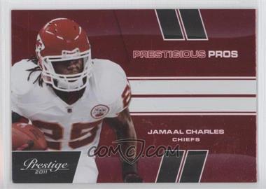 2011 Panini Prestige - Prestigious Pros - Red #28 - Jamaal Charles