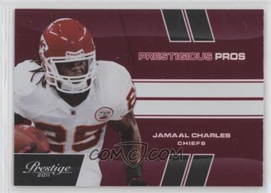 2011 Panini Prestige - Prestigious Pros - Red #28 - Jamaal Charles