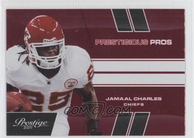 2011 Panini Prestige - Prestigious Pros - Red #28 - Jamaal Charles