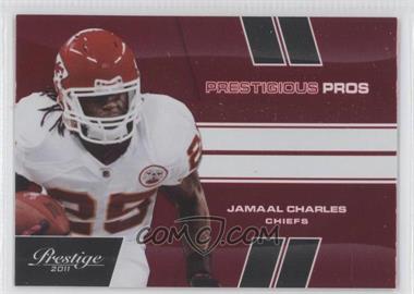 2011 Panini Prestige - Prestigious Pros - Red #28 - Jamaal Charles