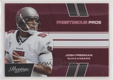 2011 Panini Prestige - Prestigious Pros - Red #32 - Josh Freeman [EX to NM]