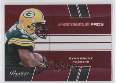 2011 Panini Prestige - Prestigious Pros - Red #43 - Ryan Grant