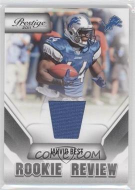 2011 Panini Prestige - Rookie Review - Materials #20 - Jahvid Best