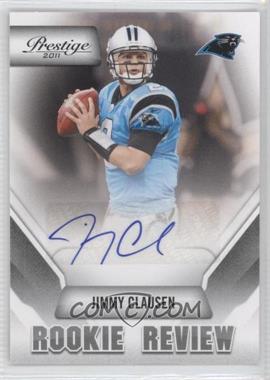 2011 Panini Prestige - Rookie Review - Signatures #23 - Jimmy Clausen