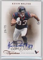 Kevin Walter #/75