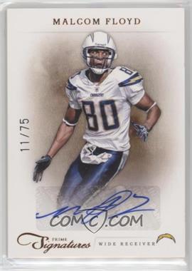 2011 Panini Prime Signatures - [Base] - Bronze Signatures #114 - Malcom Floyd /75