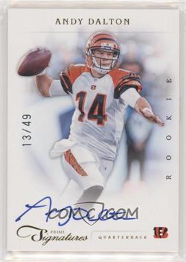 2011 Panini Prime Signatures - [Base] - Gold Signatures #228 - Rookie RPS - Andy Dalton /49