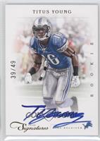 Rookie RPS - Titus Young #/49