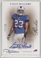 Rookie - Aaron Williams #/25