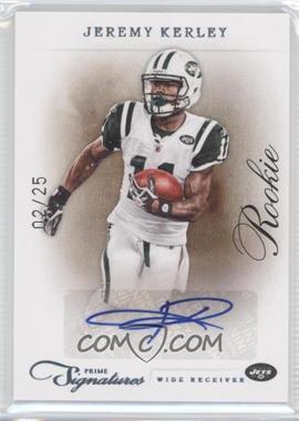 2011 Panini Prime Signatures - [Base] - Platinum Signatures #195 - Rookie - Jeremy Kerley /25