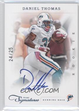 2011 Panini Prime Signatures - [Base] - Platinum Signatures #236 - Rookie RPS - Daniel Thomas /25