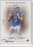 Matthew Stafford #/49