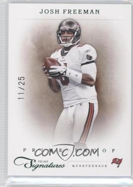 2011 Panini Prime Signatures - [Base] - Prime Proof Green #103 - Josh Freeman /25