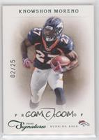 Knowshon Moreno #/25