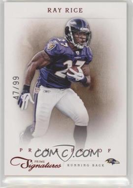 2011 Panini Prime Signatures - [Base] - Prime Proof Red #142 - Ray Rice /99