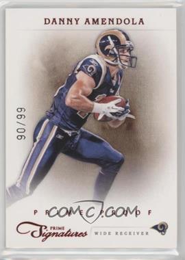 2011 Panini Prime Signatures - [Base] - Prime Proof Red #40 - Danny Amendola /99