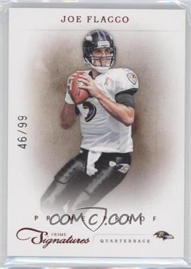 2011 Panini Prime Signatures - [Base] - Prime Proof Red #95 - Joe Flacco /99