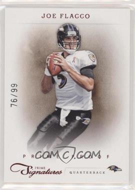 2011 Panini Prime Signatures - [Base] - Prime Proof Red #95 - Joe Flacco /99