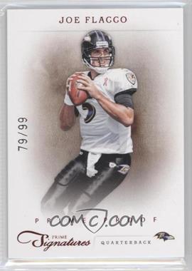 2011 Panini Prime Signatures - [Base] - Prime Proof Red #95 - Joe Flacco /99