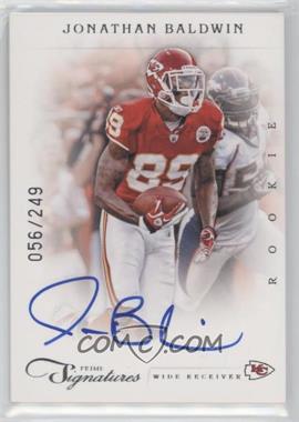 2011 Panini Prime Signatures - [Base] - Silver Signatures #243 - Rookie RPS - Jonathan Baldwin /249 [EX to NM]