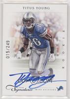 Rookie RPS - Titus Young #/249