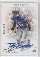 Rookie RPS - Titus Young #/249