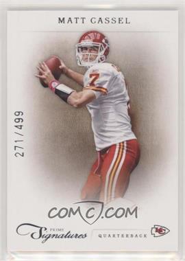 2011 Panini Prime Signatures - [Base] #118 - Matt Cassel /499