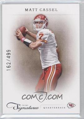 2011 Panini Prime Signatures - [Base] #118 - Matt Cassel /499