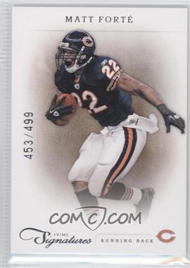 2011 Panini Prime Signatures - [Base] #119 - Matt Forte /499