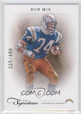 2011 Panini Prime Signatures - [Base] #149 - Ron Mix /499