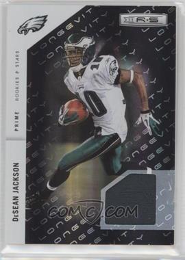 2011 Panini Rookies & Stars - [Base] - Longevity Parallel Black Materials Prime #111 - DeSean Jackson /50