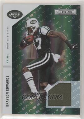 2011 Panini Rookies & Stars - [Base] - Longevity Parallel Emerald Materials Prime #102 - Braylon Edwards /50