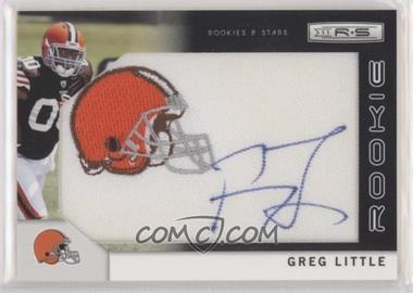 2011 Panini Rookies & Stars - [Base] - SP Rookies Black Team Logo Patch Signatures #281 - Greg Little /3