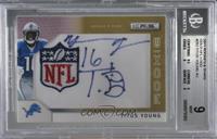 Titus Young [BGS 9 MINT] #/25